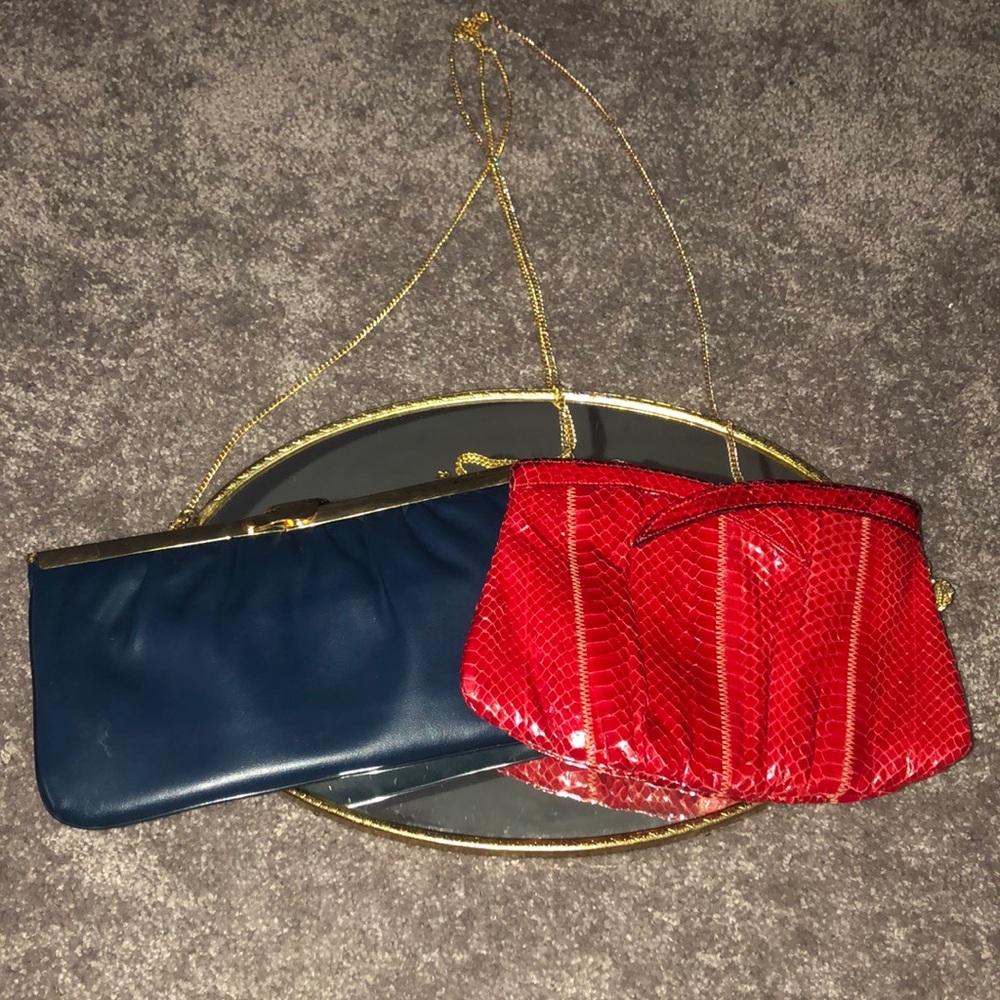 2 VNTG Leather Shoulder/Clutch